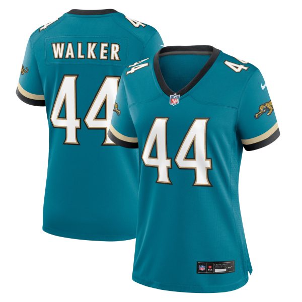 womens nike travon walker teal jacksonville jaguars prowler throwback game jersey Collection – Jaguars Jerseys & Hats for Every Fan