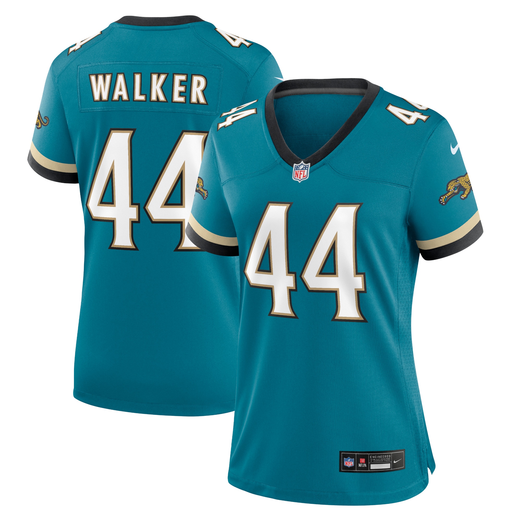womens nike travon walker teal jacksonville jaguars prowler throwback game jersey Collection – Jaguars Jerseys & Hats for Every Fan