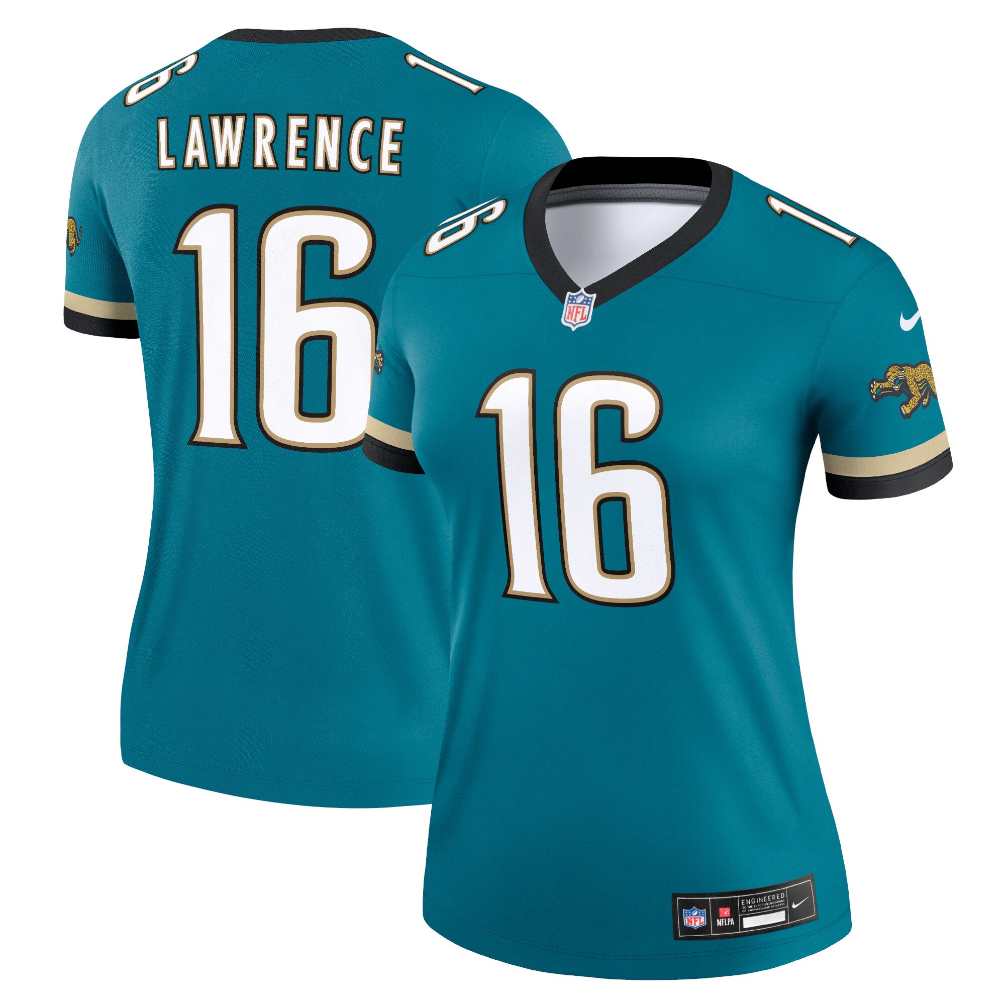 womens nike trevor lawrence prowler throwback teal jacksonville jaguars alternate legend player performance top Collection – Jaguars Jerseys & Hats for Every Fan