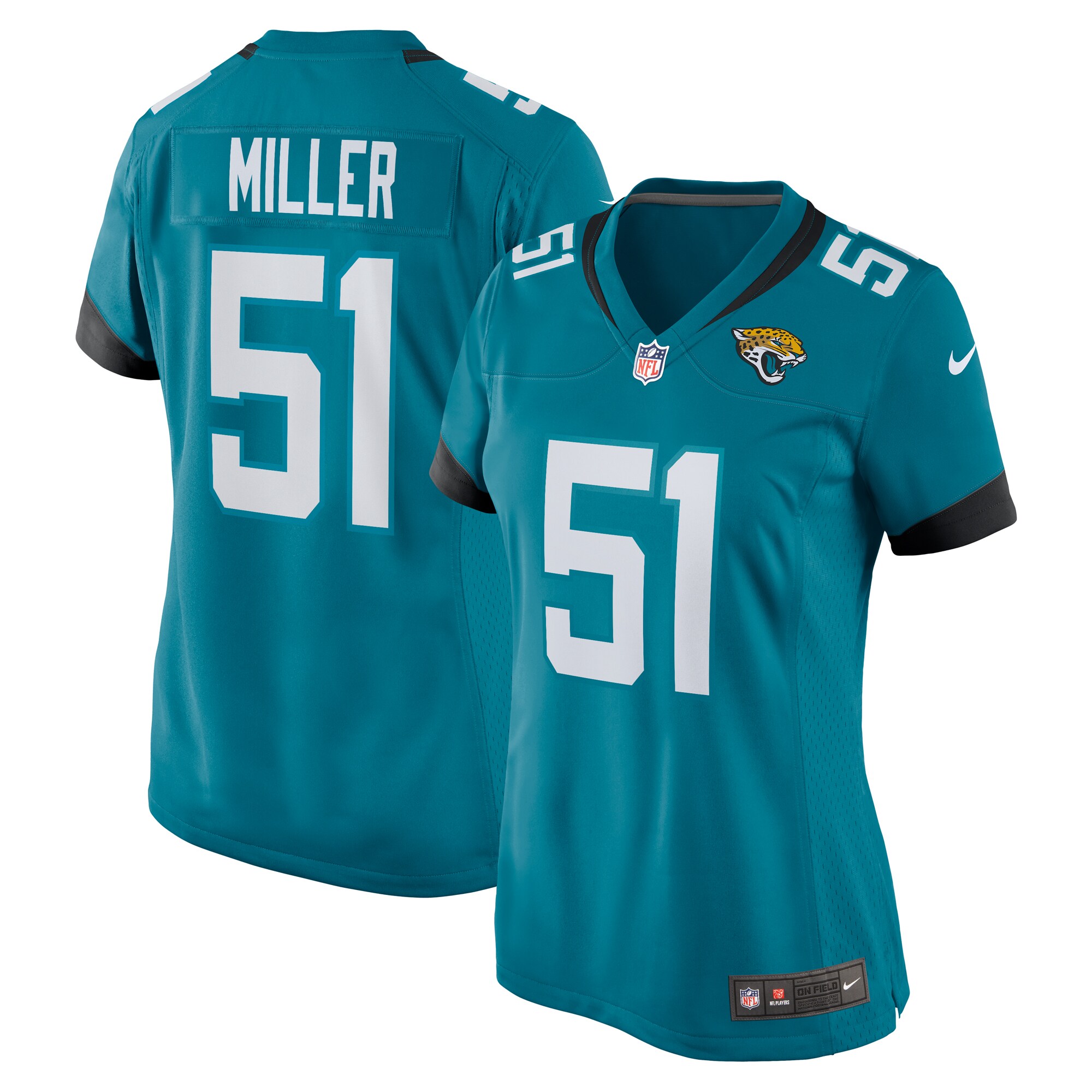 womens nike ventrell miller teal jacksonville jaguars game jersey Collection – Jaguars Jerseys & Hats for Every Fan