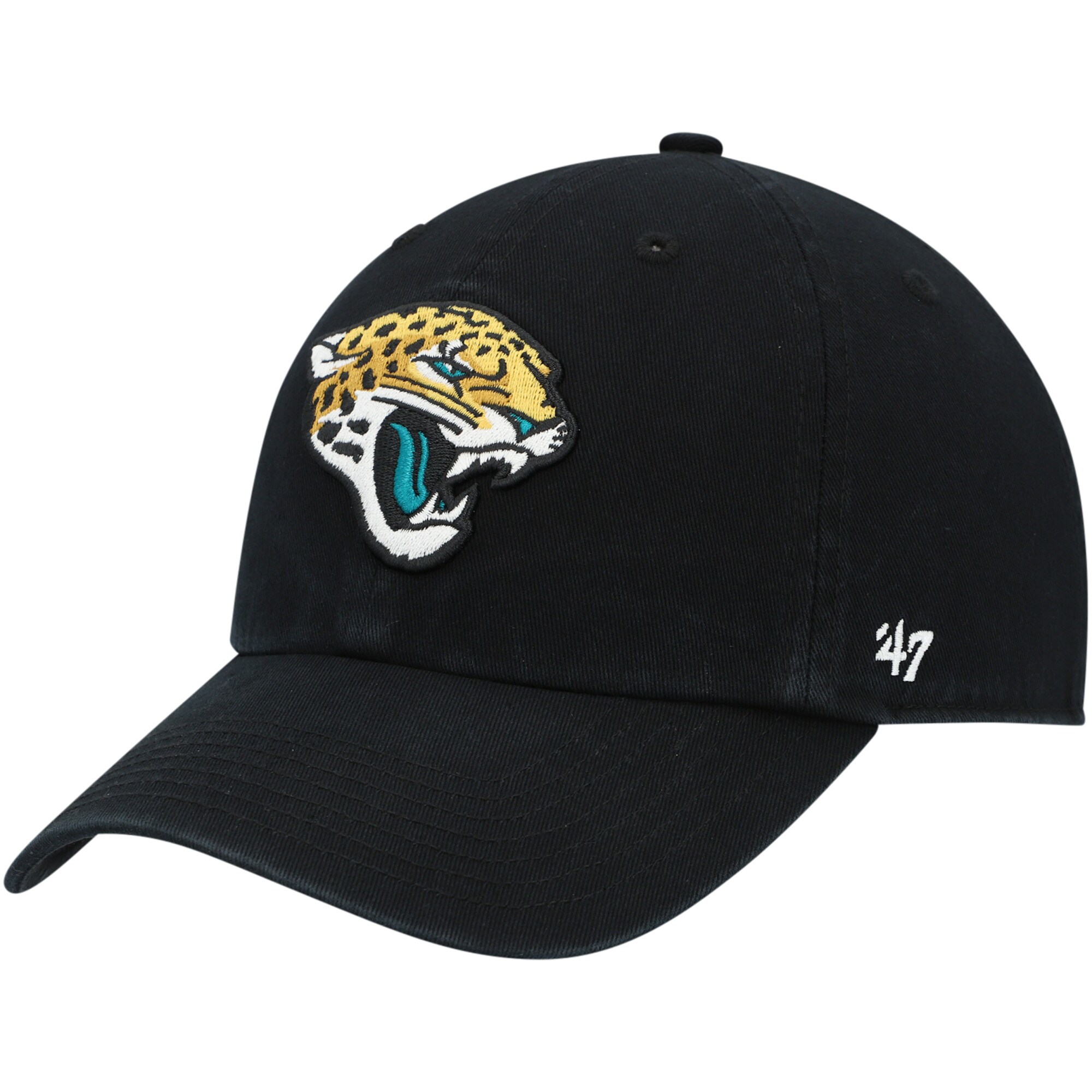 youth 47 black jacksonville jaguars logo clean up adjustable hat Collection – Jaguars Jerseys & Hats for Every Fan