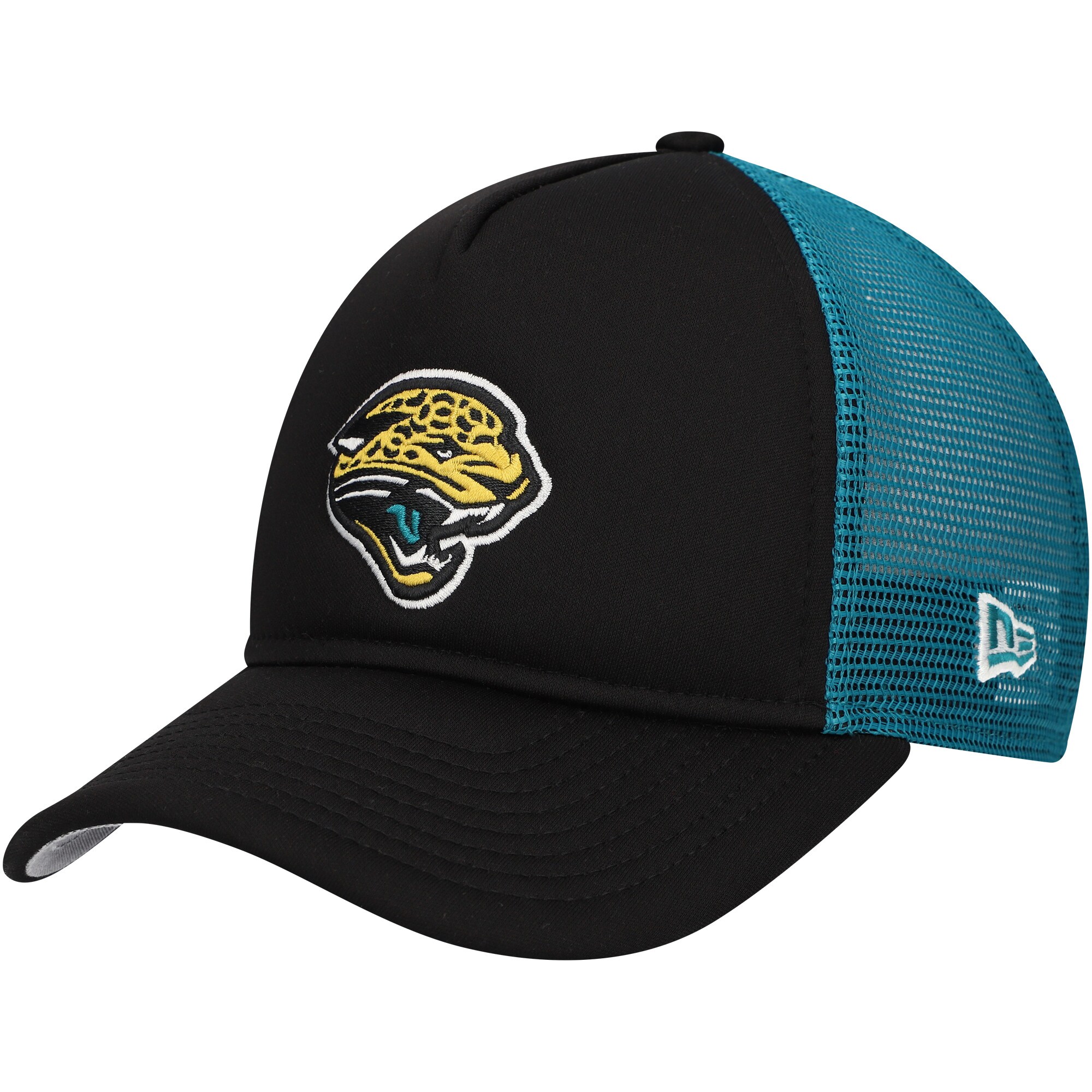 youth new era black jacksonville jaguars a-frame 9forty trucker adjustable hat Collection – Jaguars Jerseys & Hats for Every Fan