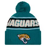 youth new era teal jacksonville jaguars 202425 sideline cuffed knit hat with pom Collection – Jaguars Jerseys & Hats for Every Fan