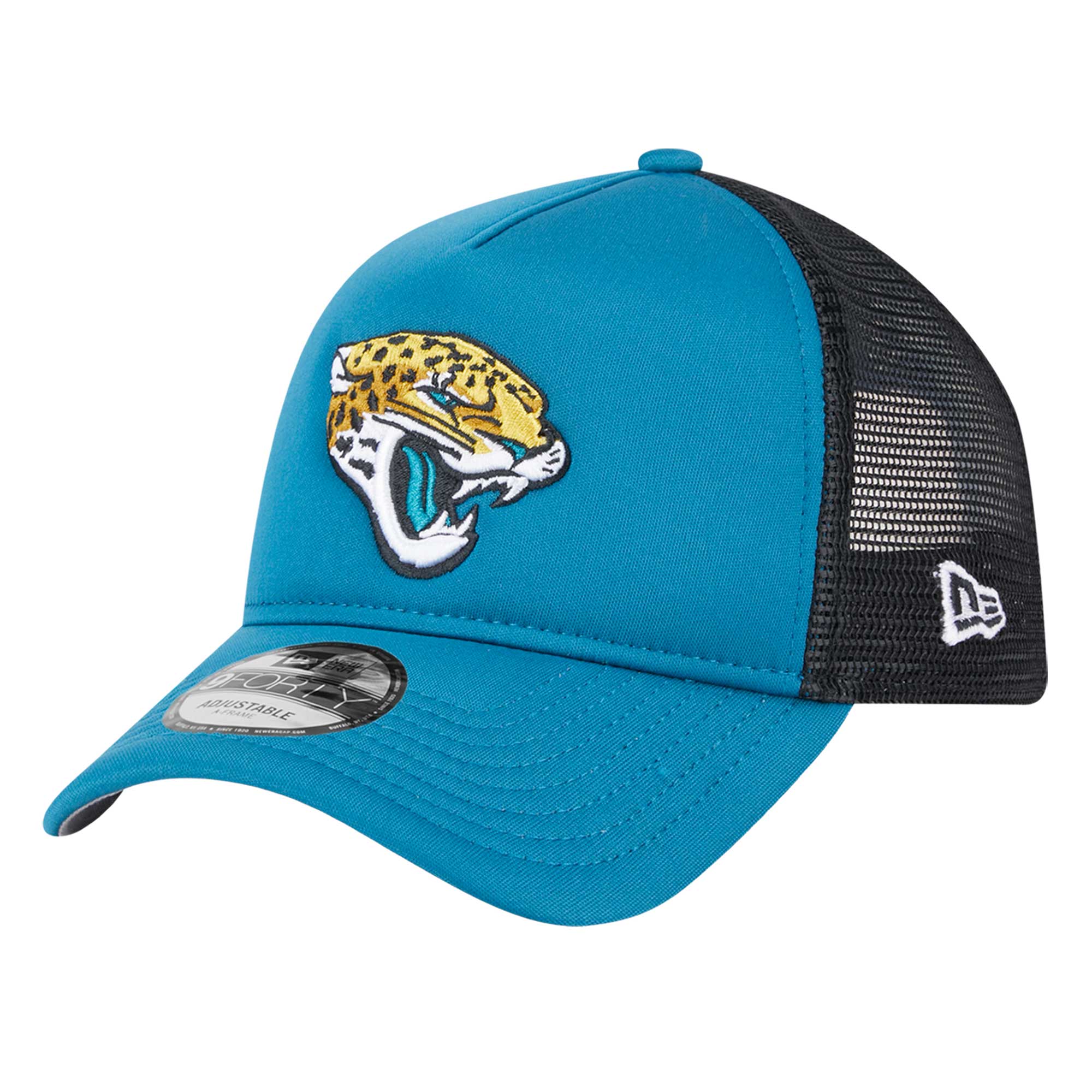 youth new era teal jacksonville jaguars a-frame 9forty trucker adjustable hat Collection – Jaguars Jerseys & Hats for Every Fan