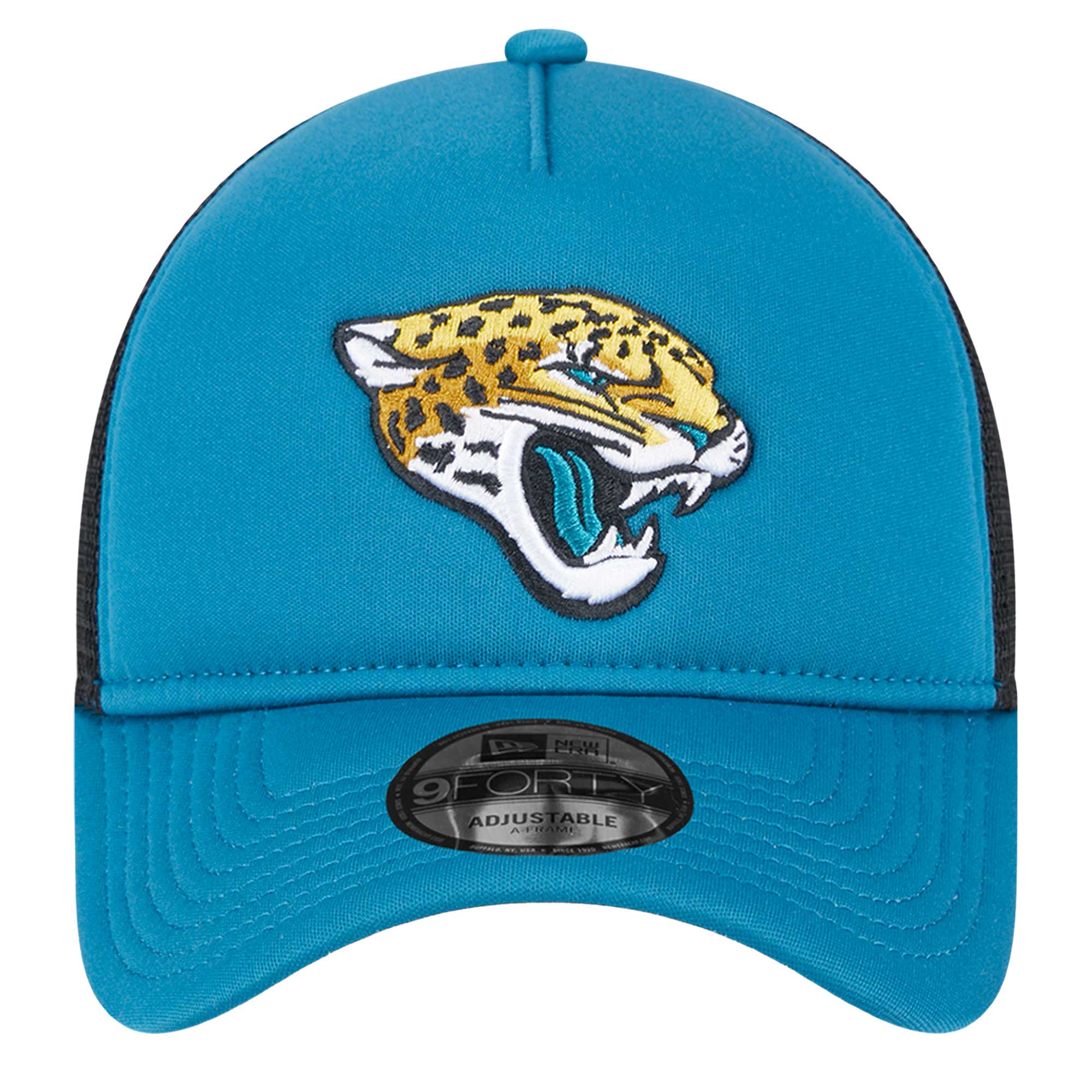 youth new era teal jacksonville jaguars a-frame 9forty trucker adjustable hat Collection – Jaguars Jerseys & Hats for Every Fan