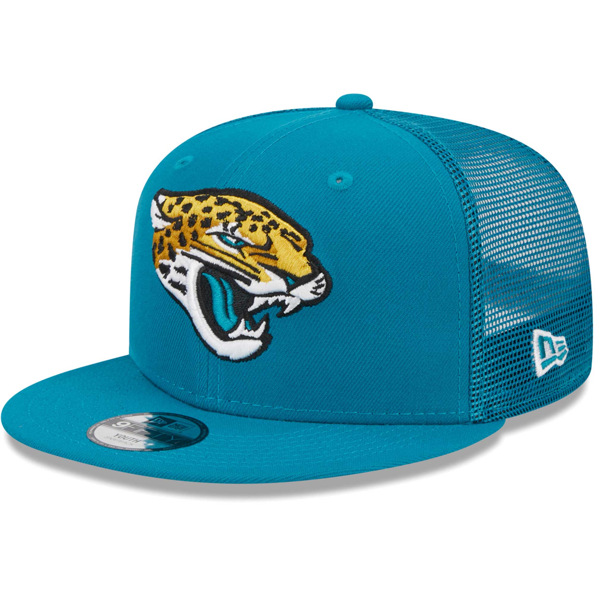 youth new era teal jacksonville jaguars main trucker 9fifty snapback hat Collection – Jaguars Jerseys & Hats for Every Fan
