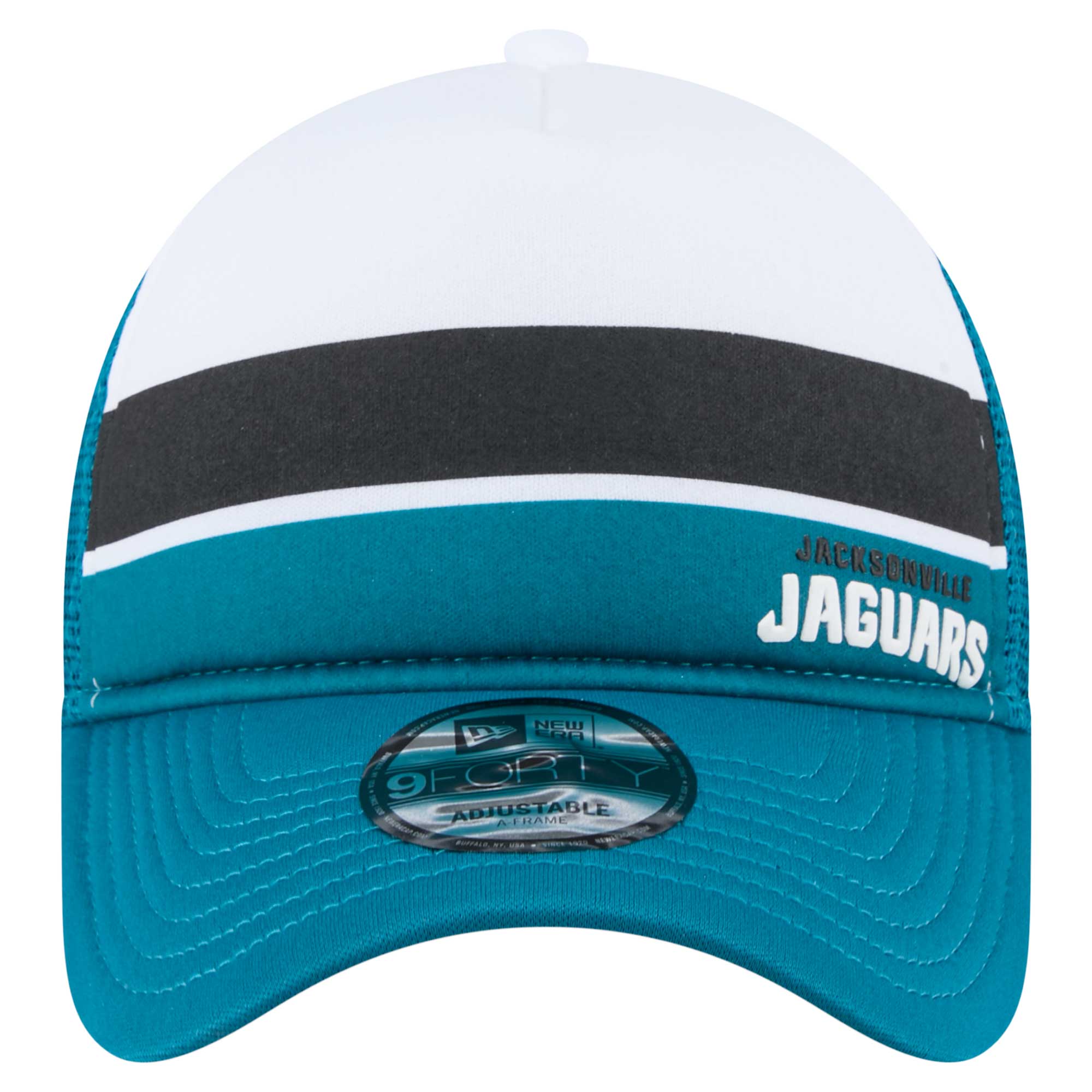 youth new era teal jacksonville jaguars sport night color block 9forty a-frame trucker adjustable hat Collection – Jaguars Jerseys & Hats for Every Fan