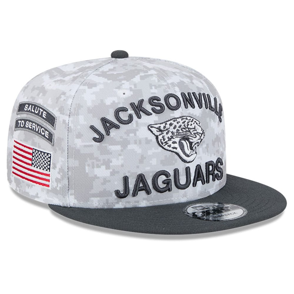 youth new era whitegraphite jacksonville jaguars 2024 salute to service 9fifty snapback hat Collection – Jaguars Jerseys & Hats for Every Fan