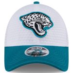 youth new era whiteteal jacksonville jaguars 2024 nfl training camp 9forty adjustable hat Collection – Jaguars Jerseys & Hats for Every Fan