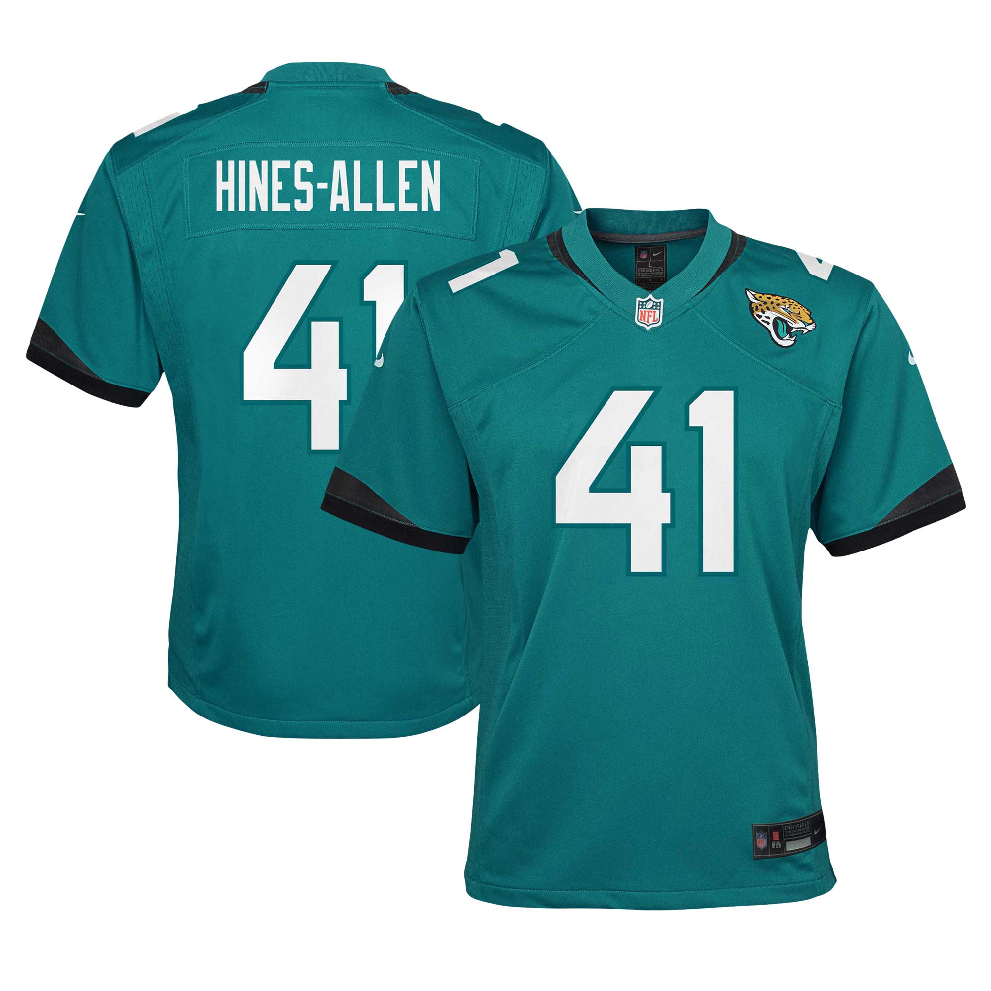 youth nike josh hines-allen teal jacksonville jaguars team game jersey Collection – Jaguars Jerseys & Hats for Every Fan