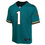 youth nike travis etienne teal jacksonville jaguars prowler throwback player game jersey Collection – Jaguars Jerseys & Hats for Every Fan