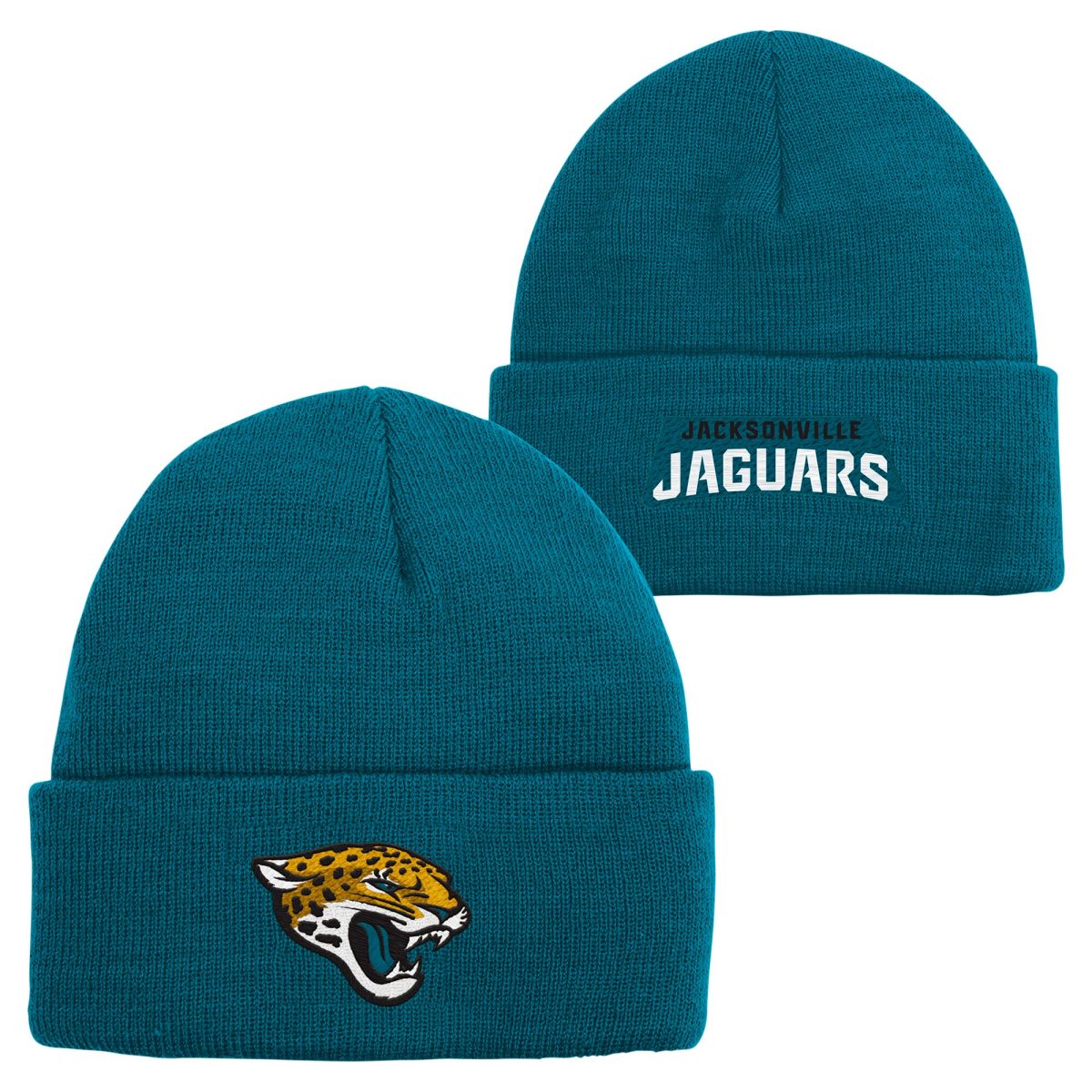 youth teal jacksonville jaguars basic cuffed knit hat Collection – Jaguars Jerseys & Hats for Every Fan
