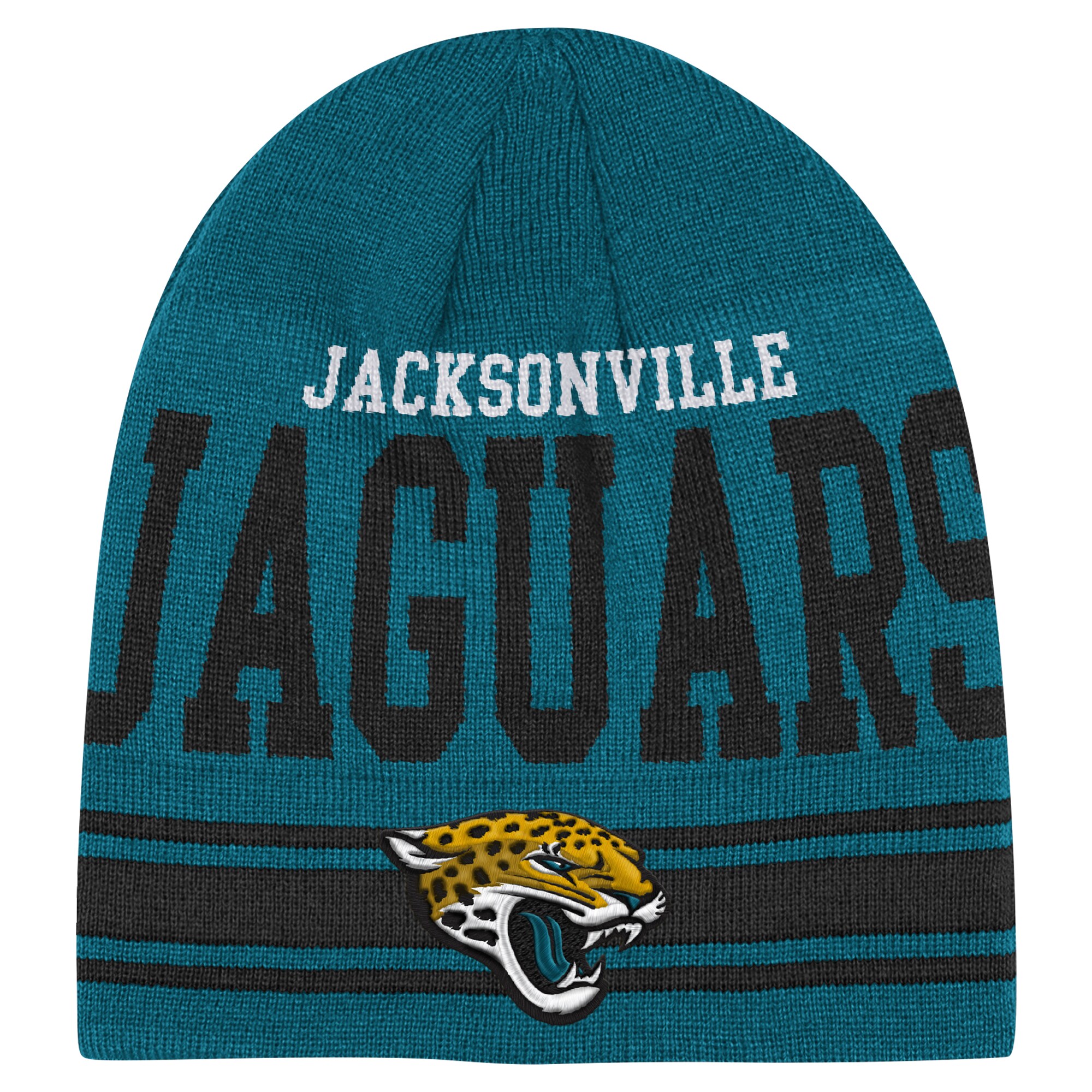 youth teal jacksonville jaguars retro knit beanie Collection – Jaguars Jerseys & Hats for Every Fan