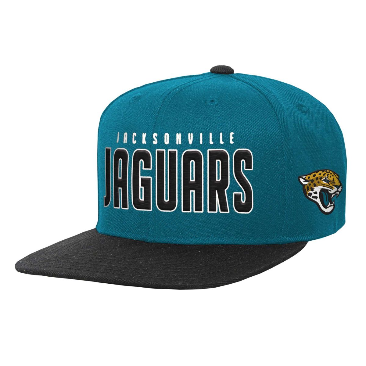 youth tealblack jacksonville jaguars lock up flat brim snapback hat Collection – Jaguars Jerseys & Hats for Every Fan